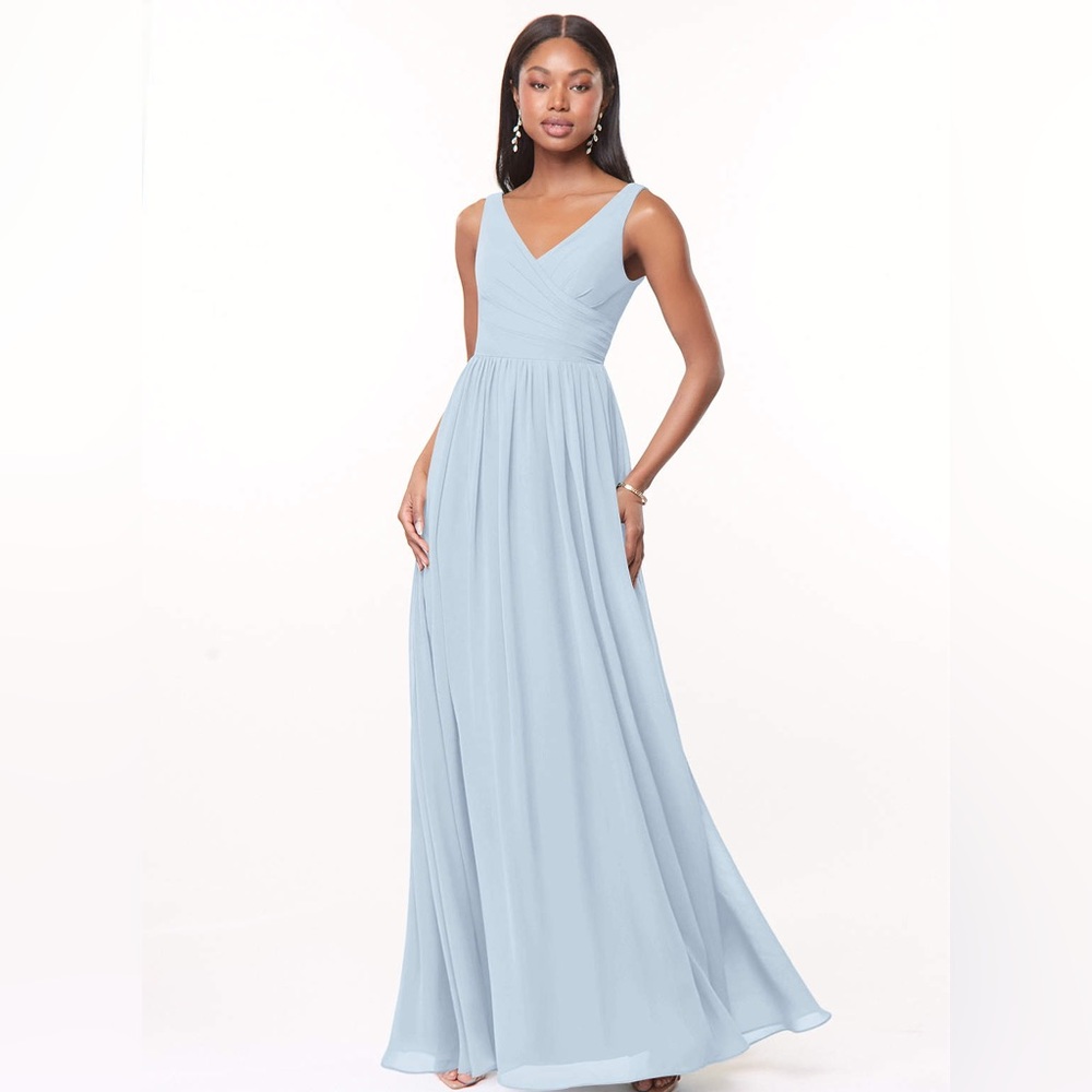 Blue Floor Length Dress